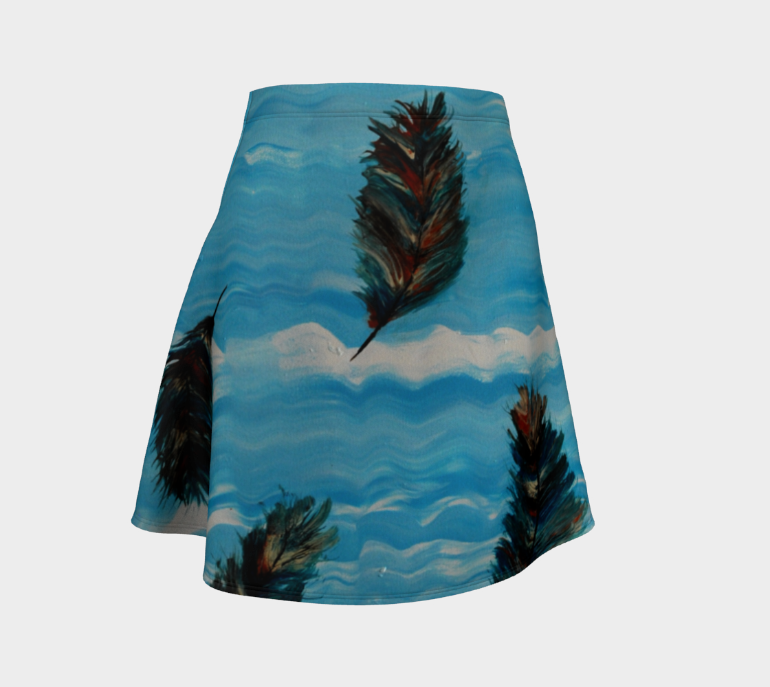 Feathers in the Sky - Flare Skirt preview