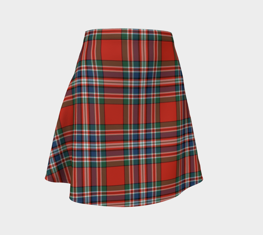 Aperçu de MacFarlane Ancient Tartan Flare Skirt