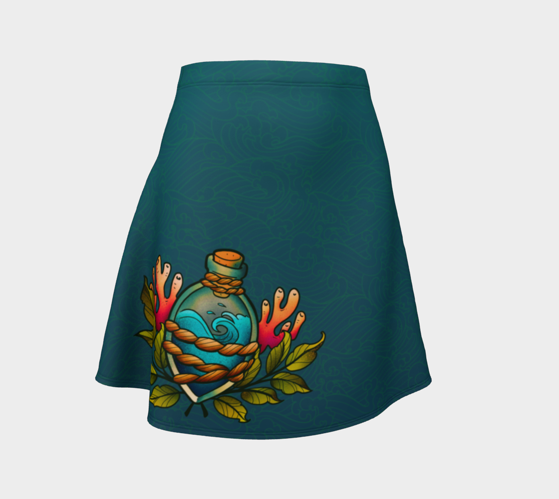 The Ocean in a Bottle Flare Skirt preview