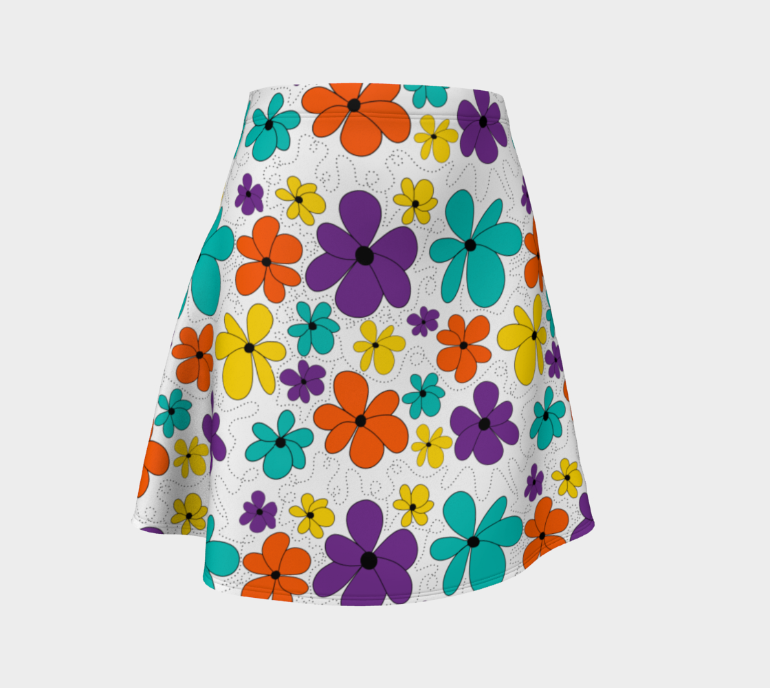 Loopy Daisies Flare Skirt preview