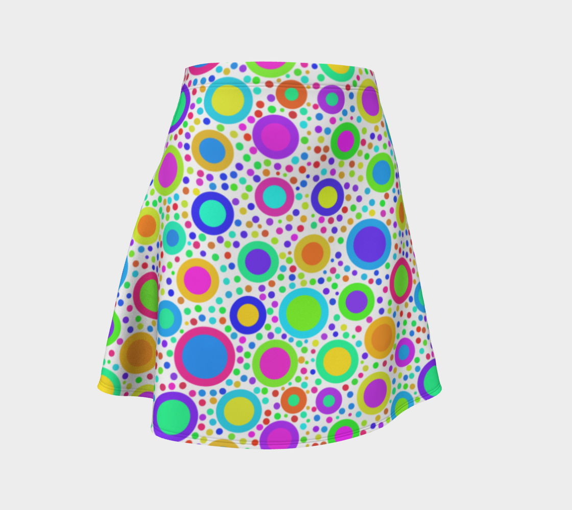 Crazy Dots Flare Skirt preview