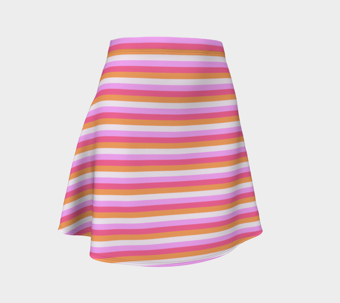 Berry Spritzer Flare Skirt preview #1