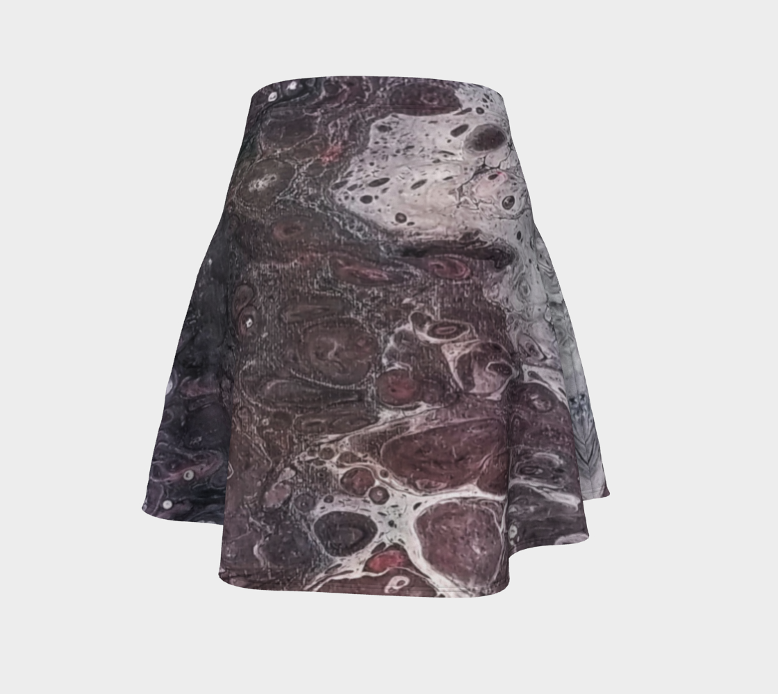 snowflake obsidian flare skirt preview #4