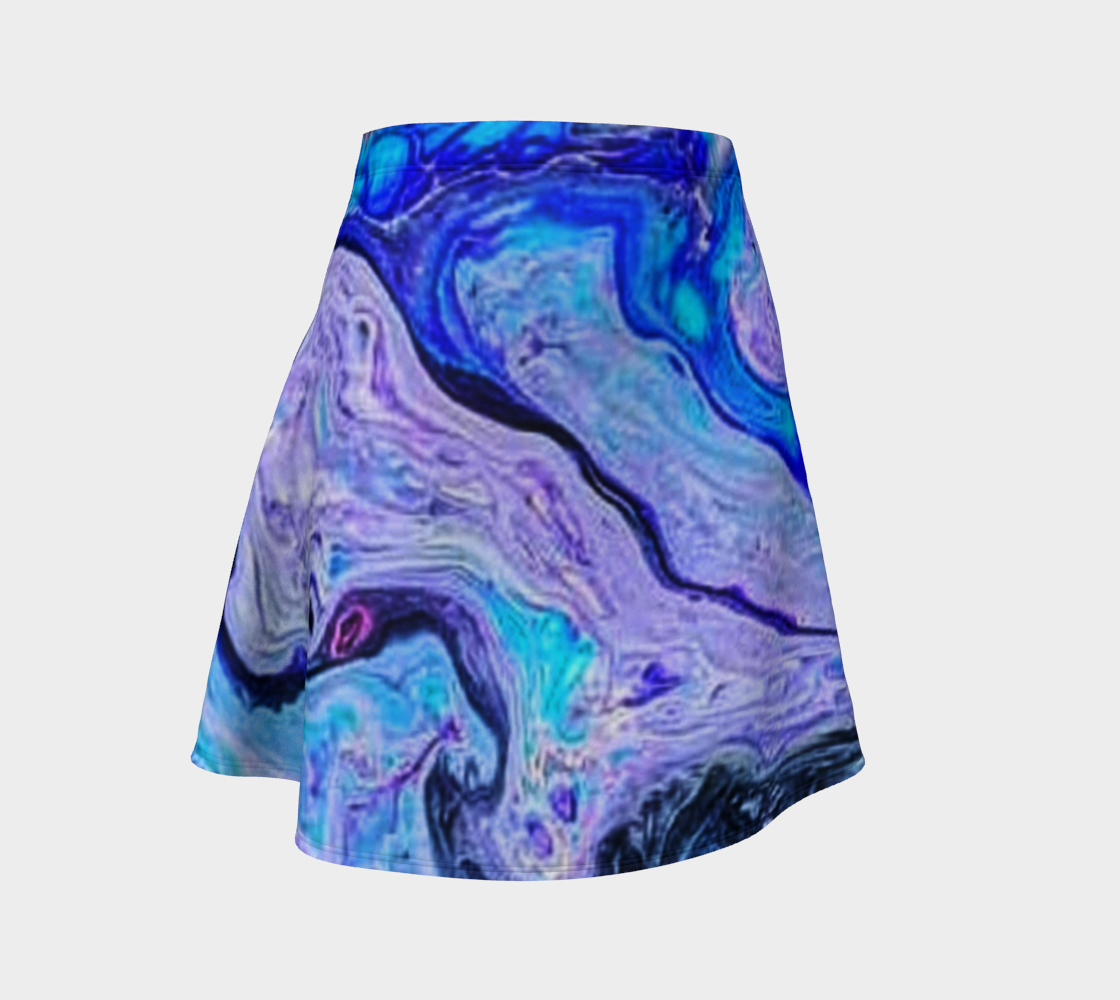 pastel goth flare skirt preview #1