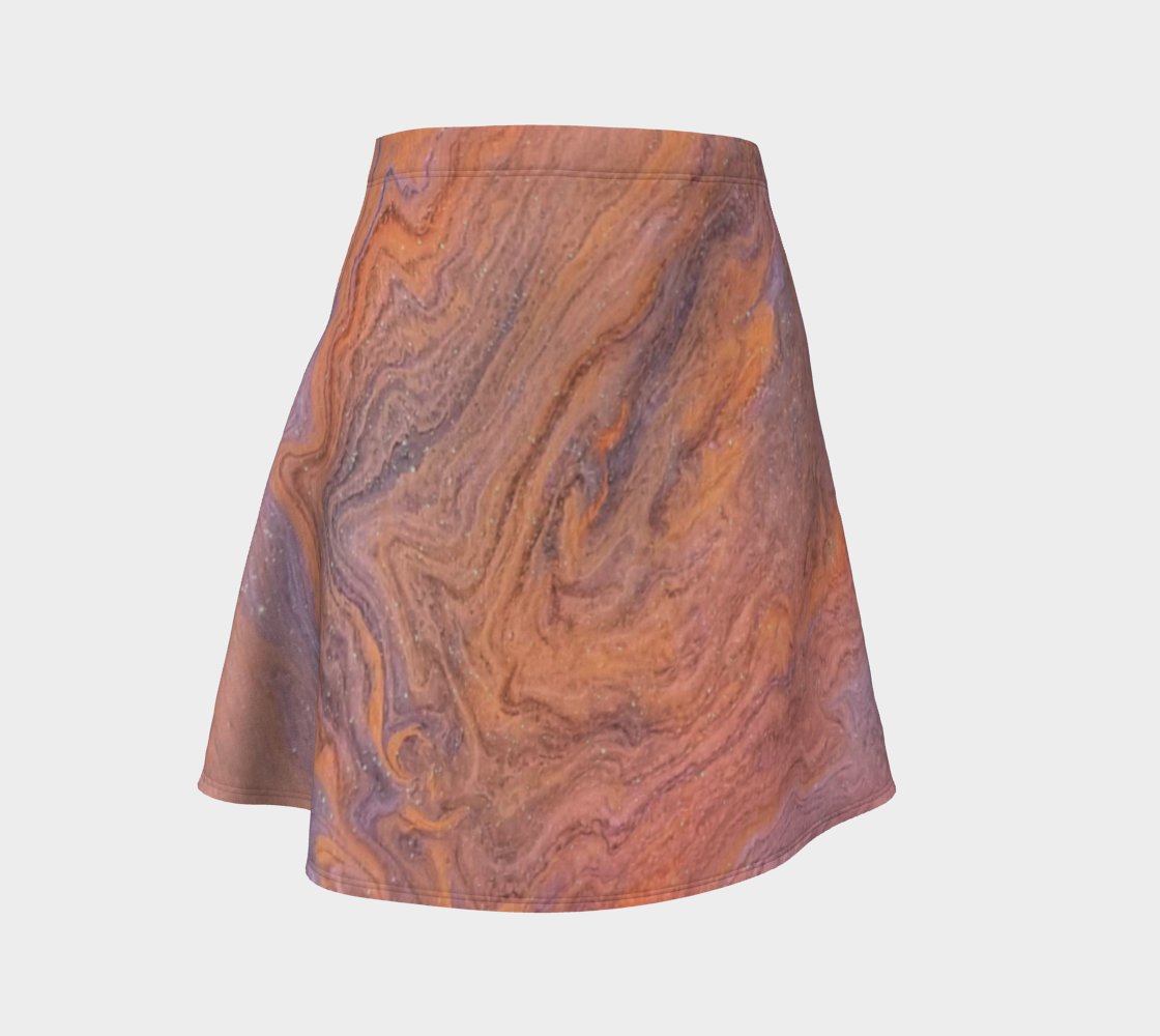 pink sands flare skirt preview