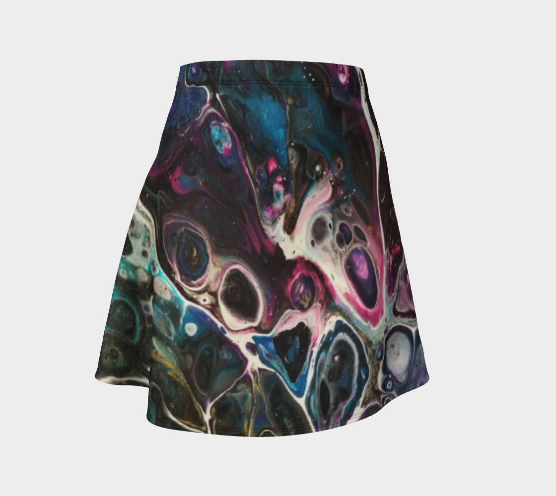 oil slick flare skirt preview #1