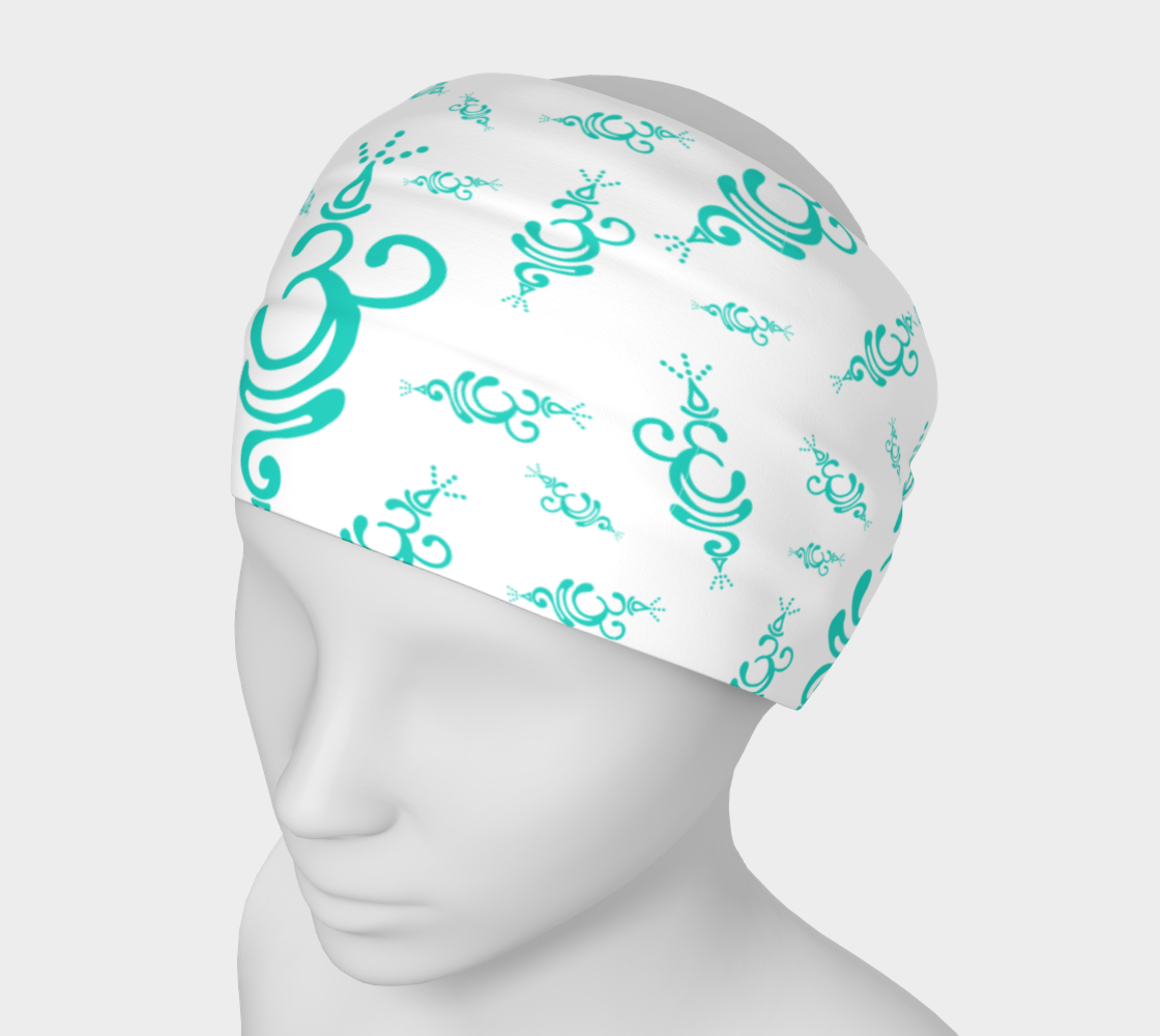 Breathe Teal Cancer Headband  preview