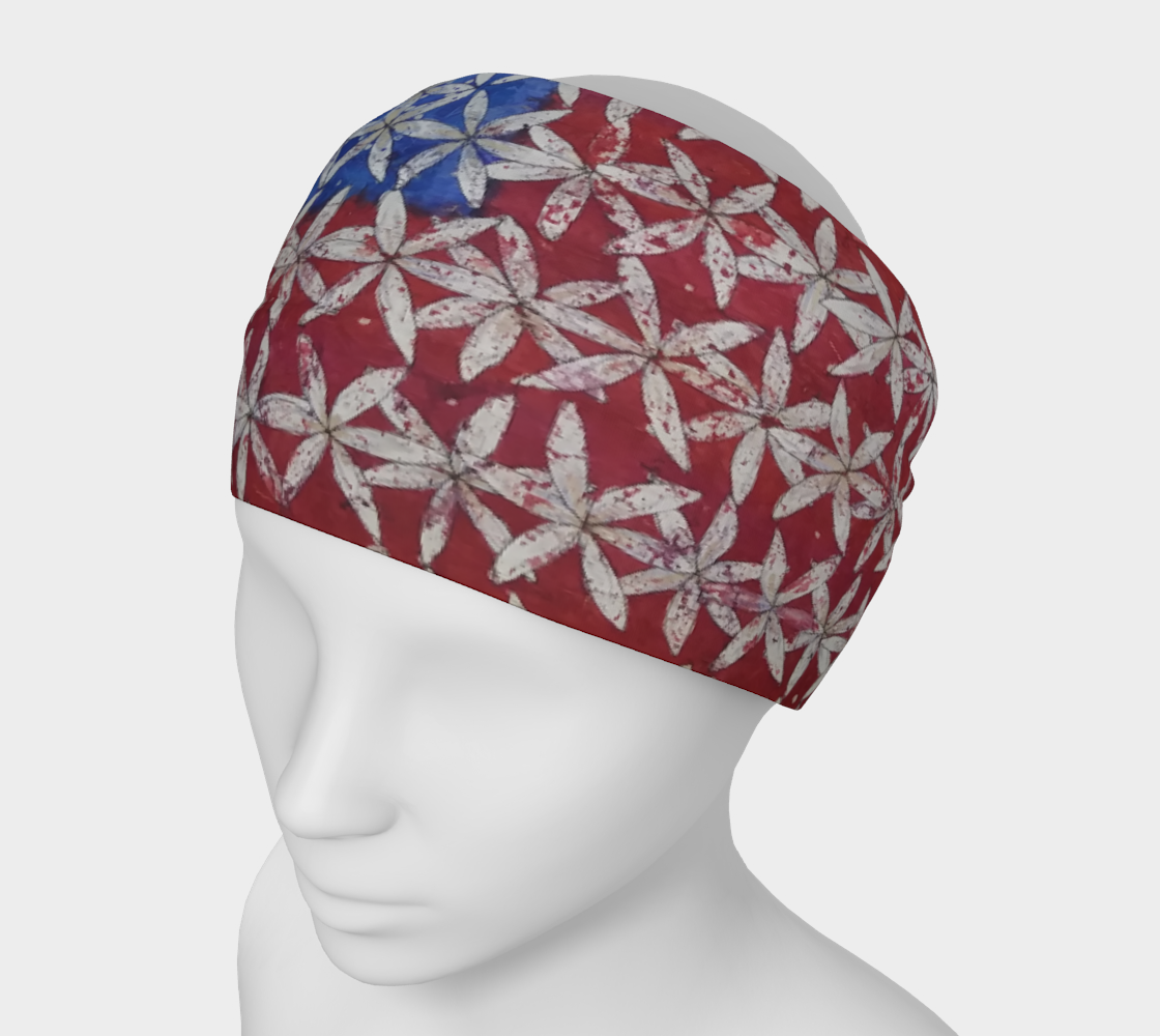 Make America Bloom Again - Floral Flag Headband thumbnail #2