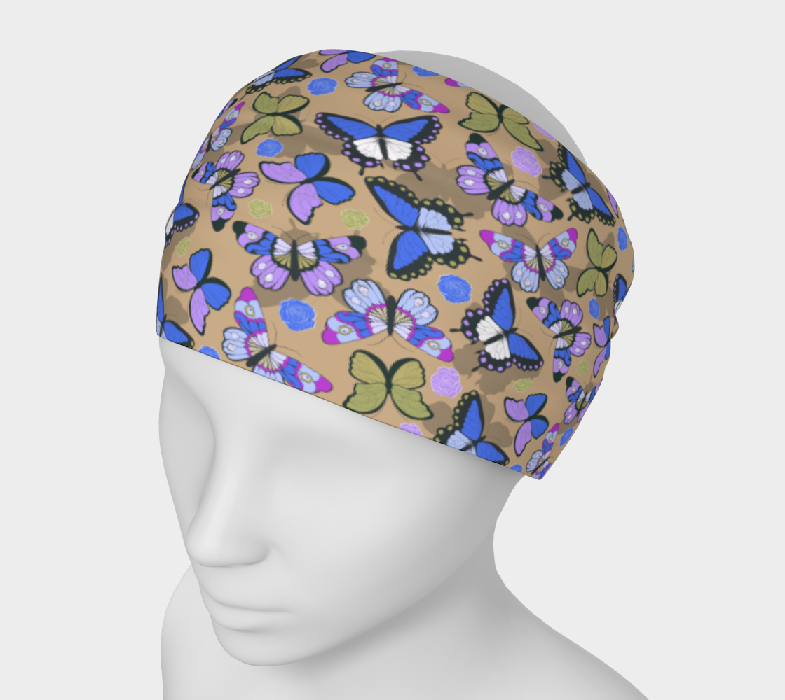 Women And Teens Garden Butterflies Headband preview
