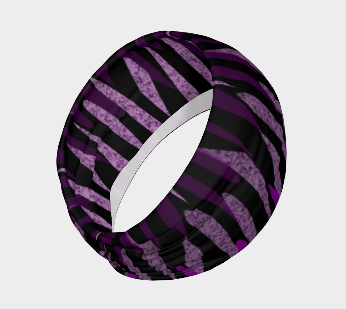Purple Ice Abstract Headband preview #2