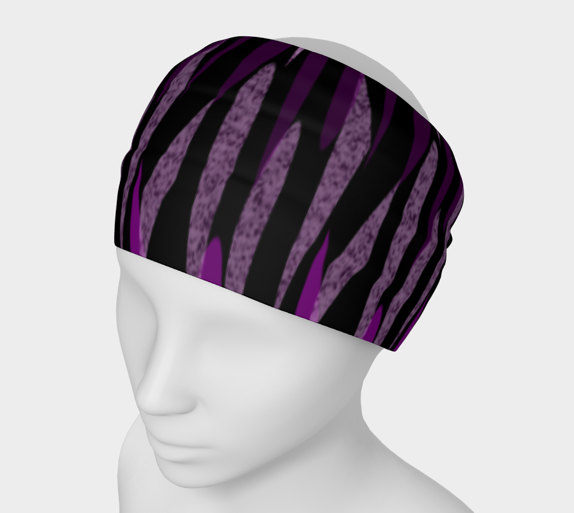 Purple Ice Abstract Headband preview #1
