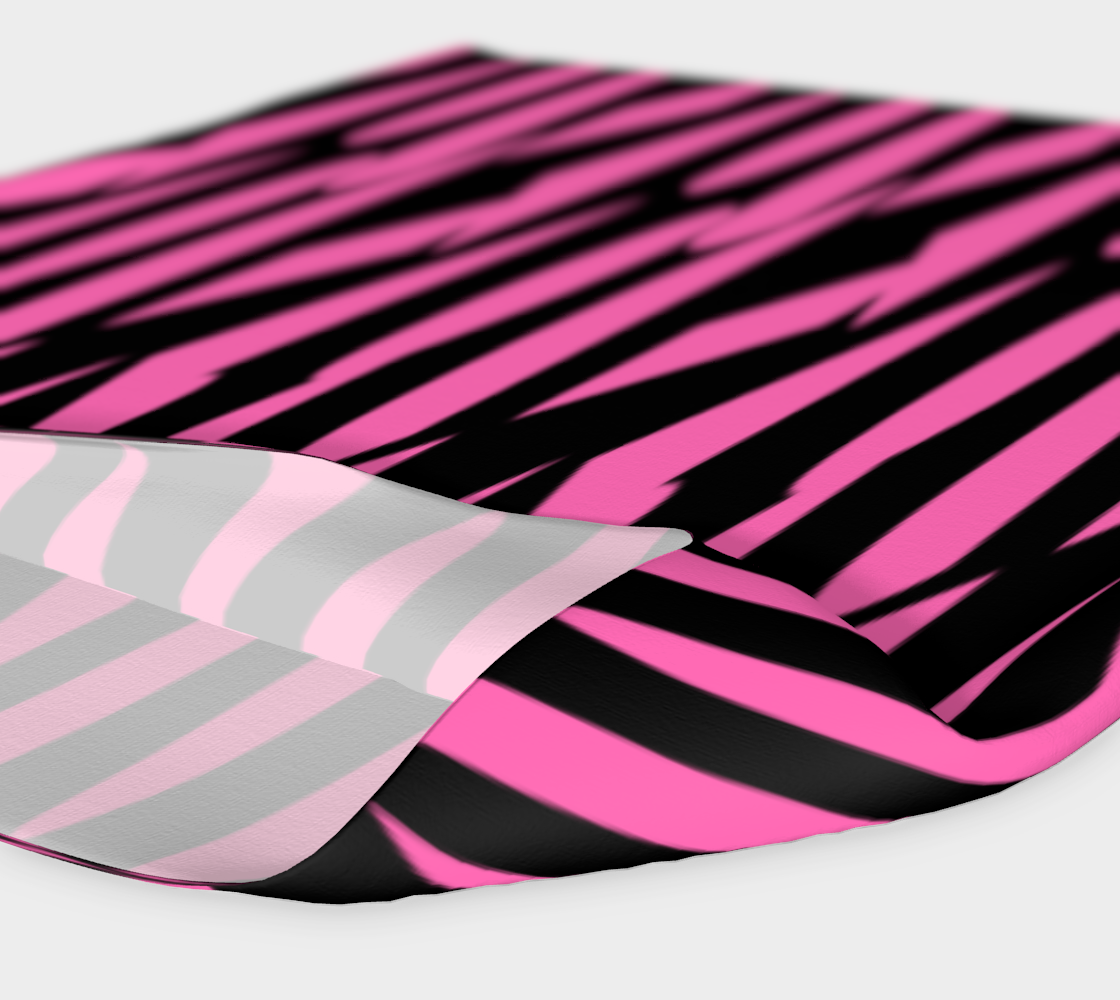 Pink and Black Ice Abstract Headband preview #4