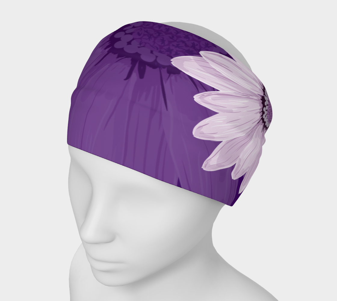 Purple Daisy Headband preview