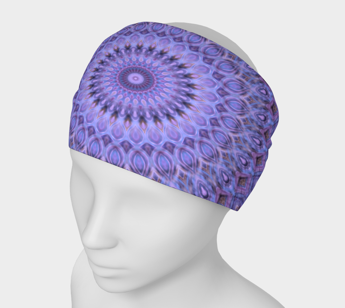 Aperçu de Lavender Bliss Mandala Headband #1