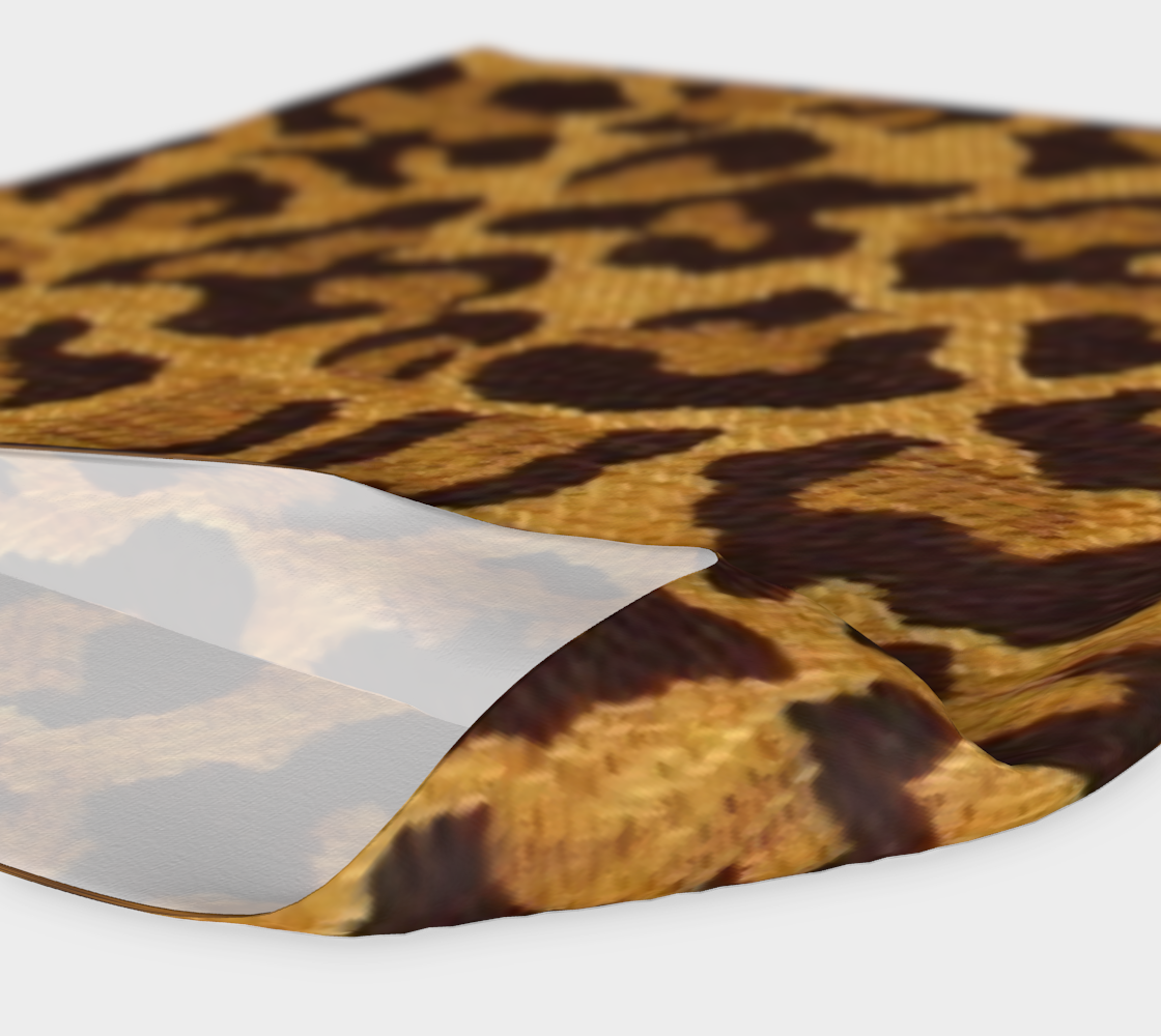 Brown and Gold Leopard Print preview #4