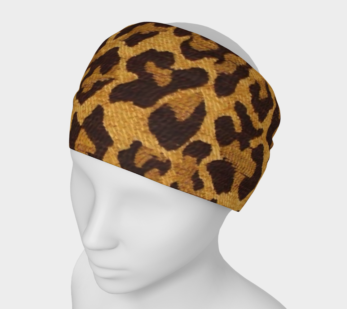 Brown and Gold Leopard Print preview #1
