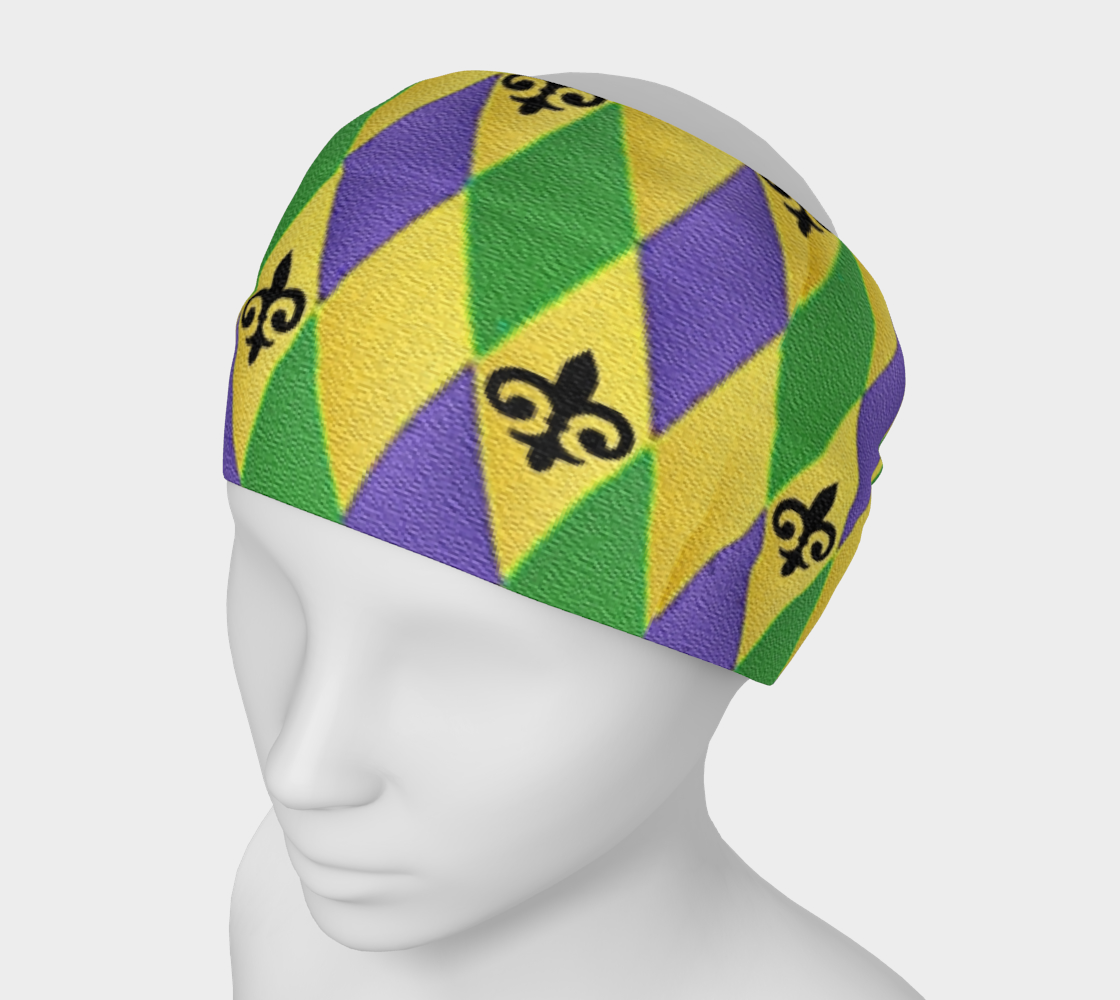 Mardi Gras Harlequin Fleur de lis preview #1