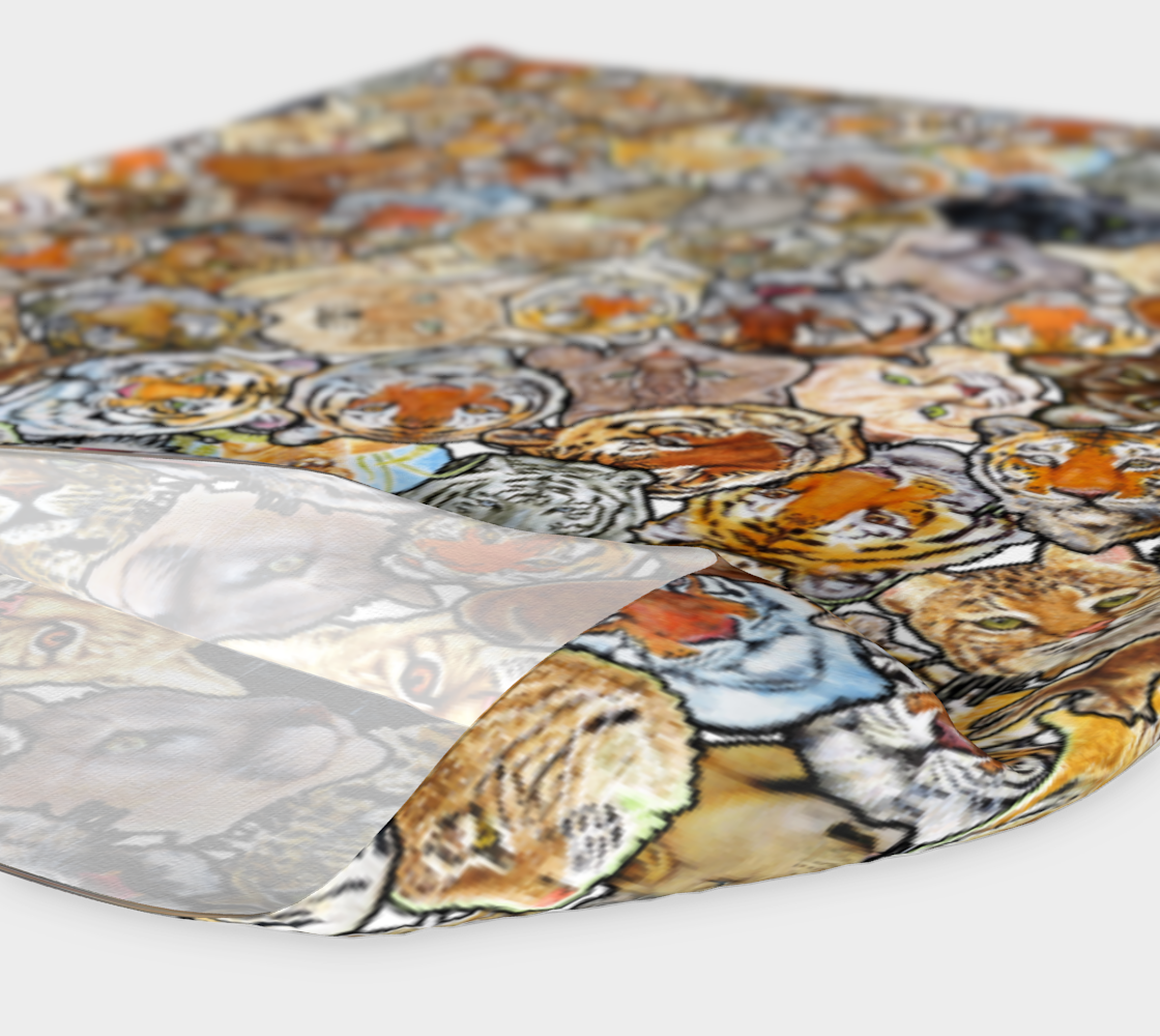 Big Cat Collage - headband preview #4