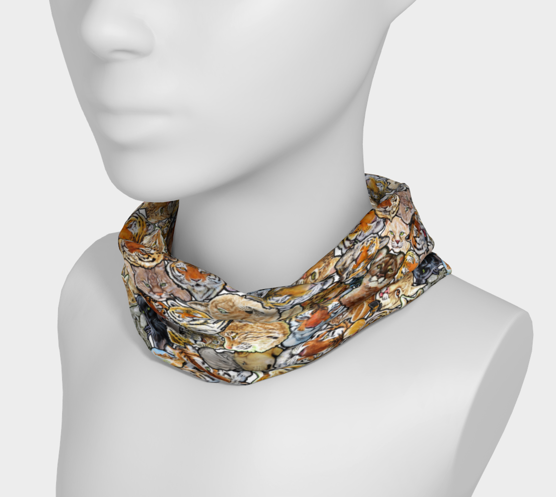 Big Cat Collage - headband preview #3