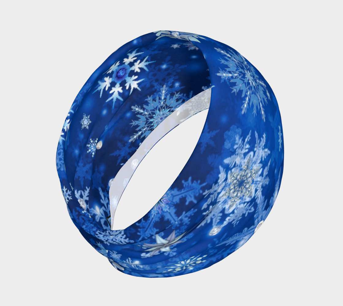 Blue Snowflakes Christmas Winter Holidays preview #2