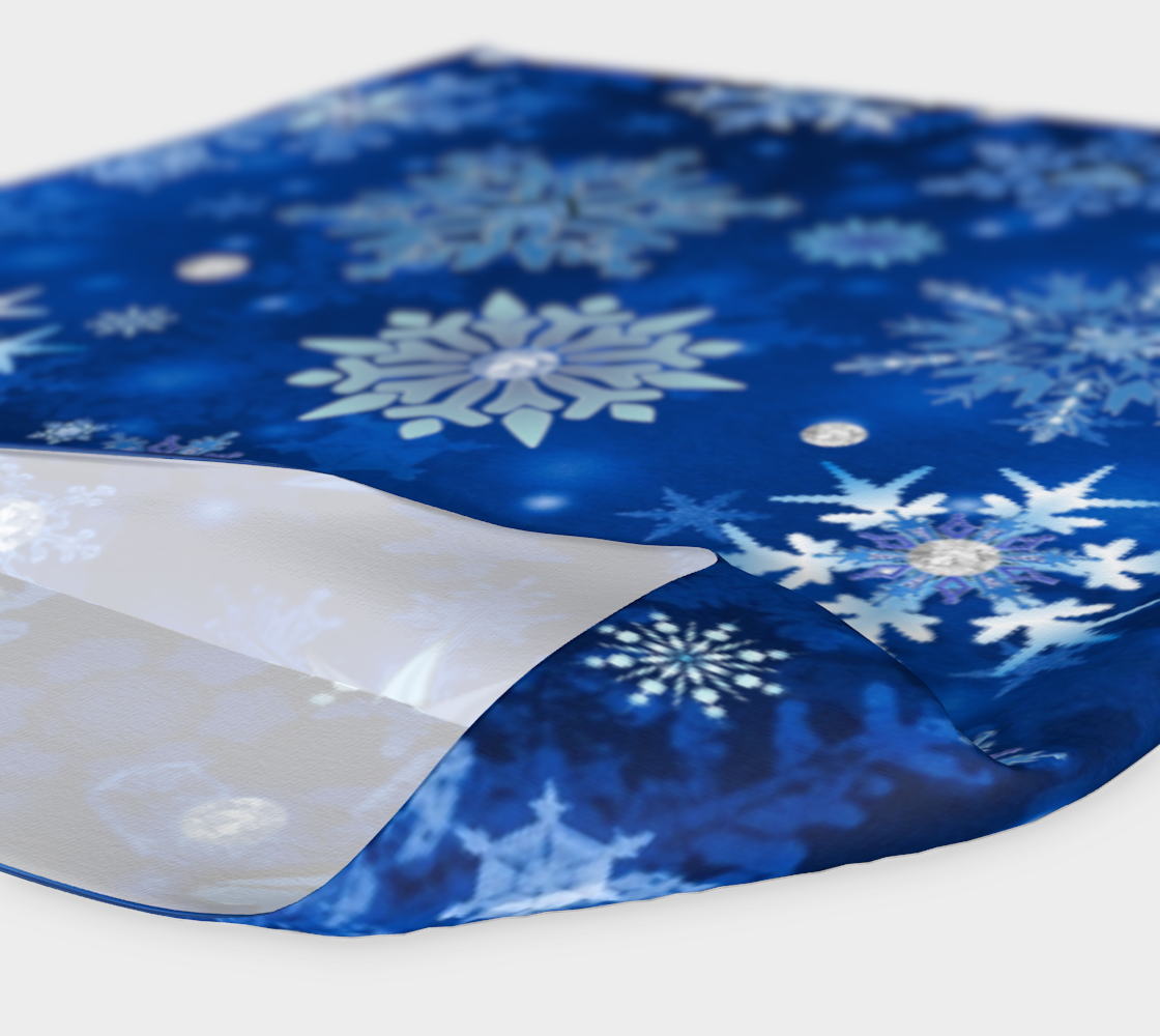 Blue Snowflakes Christmas Winter Holidays preview #4