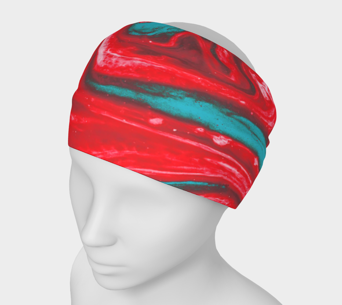 Turquoise with Red Headband by Painterly Cindy and More preview