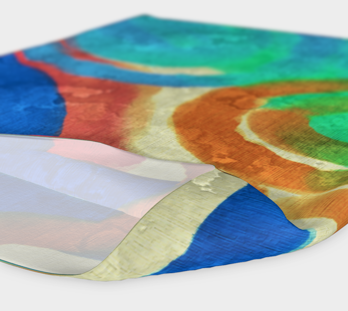 Sun and Sea Abstract Digital Painting Headband preview #4