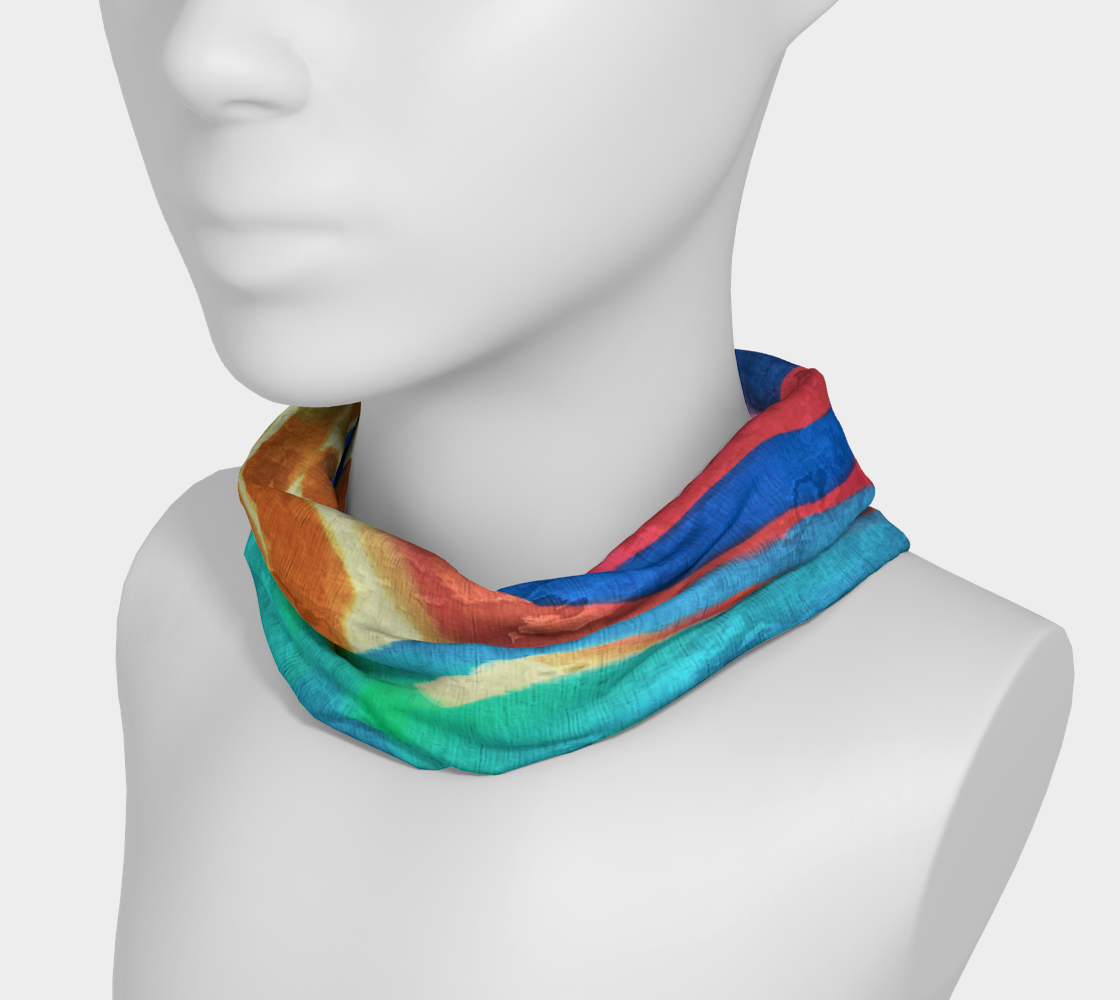 Sun and Sea Abstract Digital Painting Headband preview #3