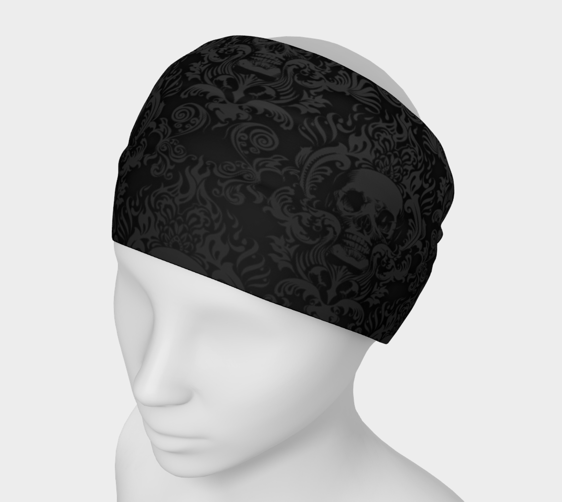 Skull Damask Headband Gaiter preview