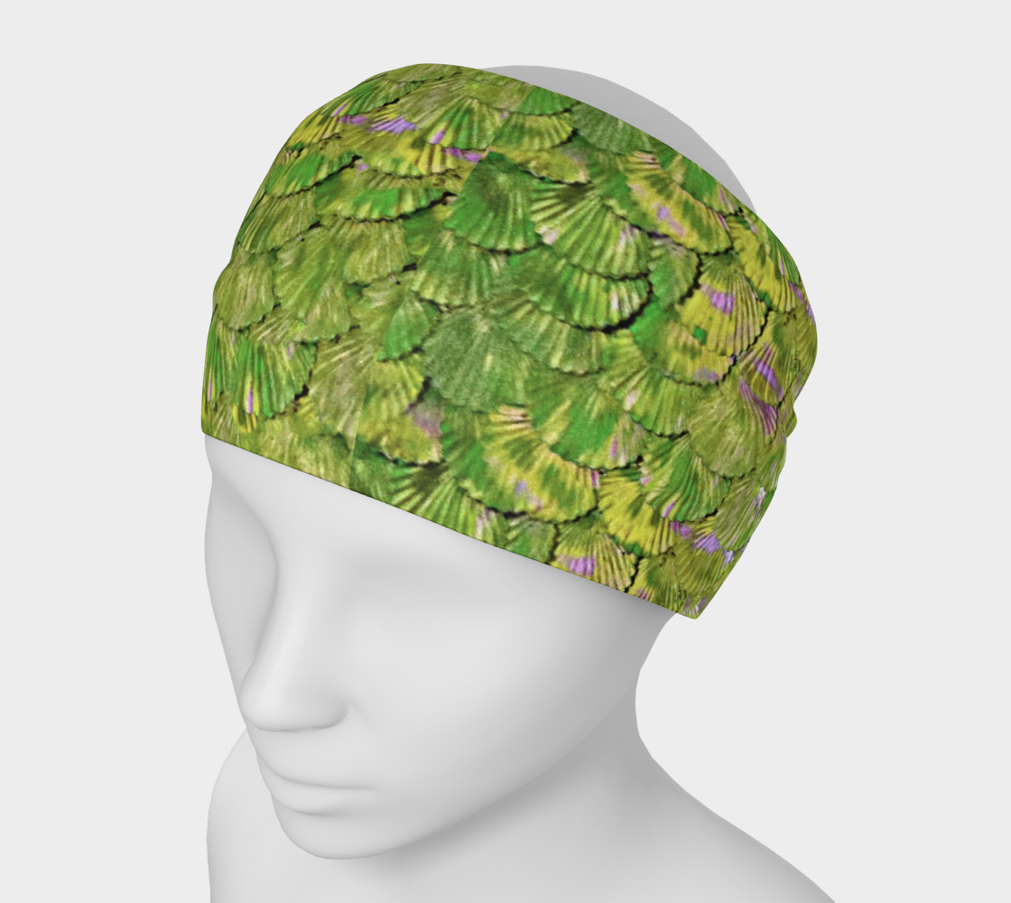 Citrus Green Mermaid Scale Headband preview