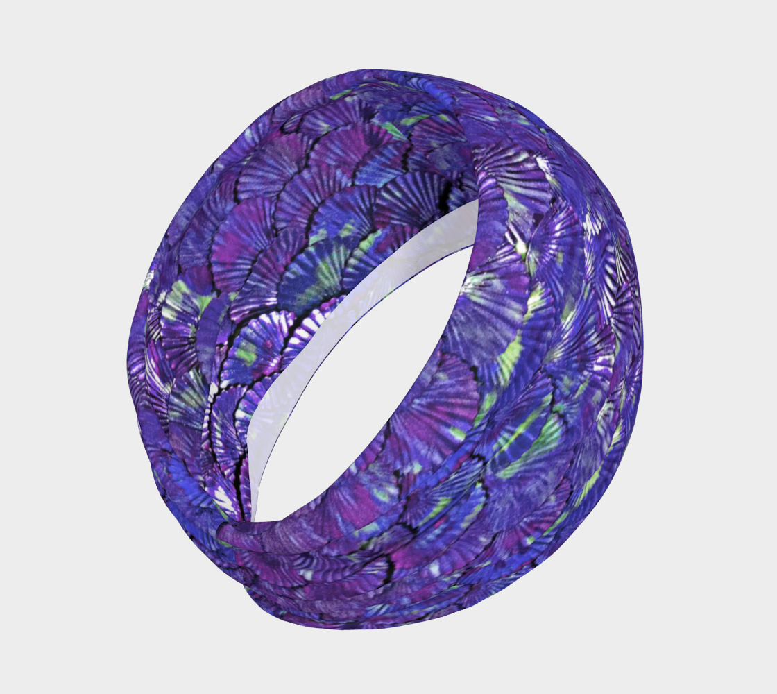 Purple Mermaid Scale Headband preview #2