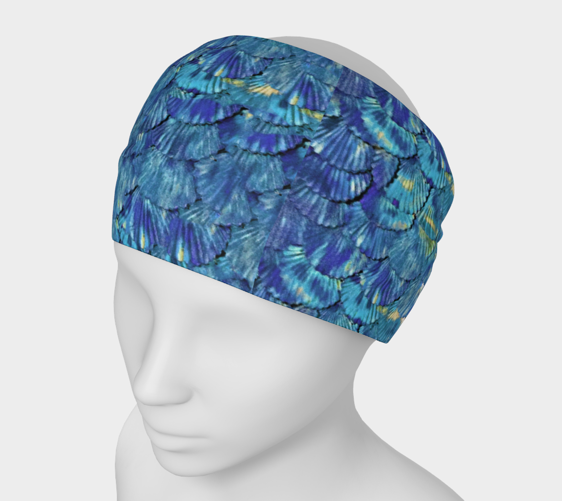 Blue Mermaid Scale Headband preview