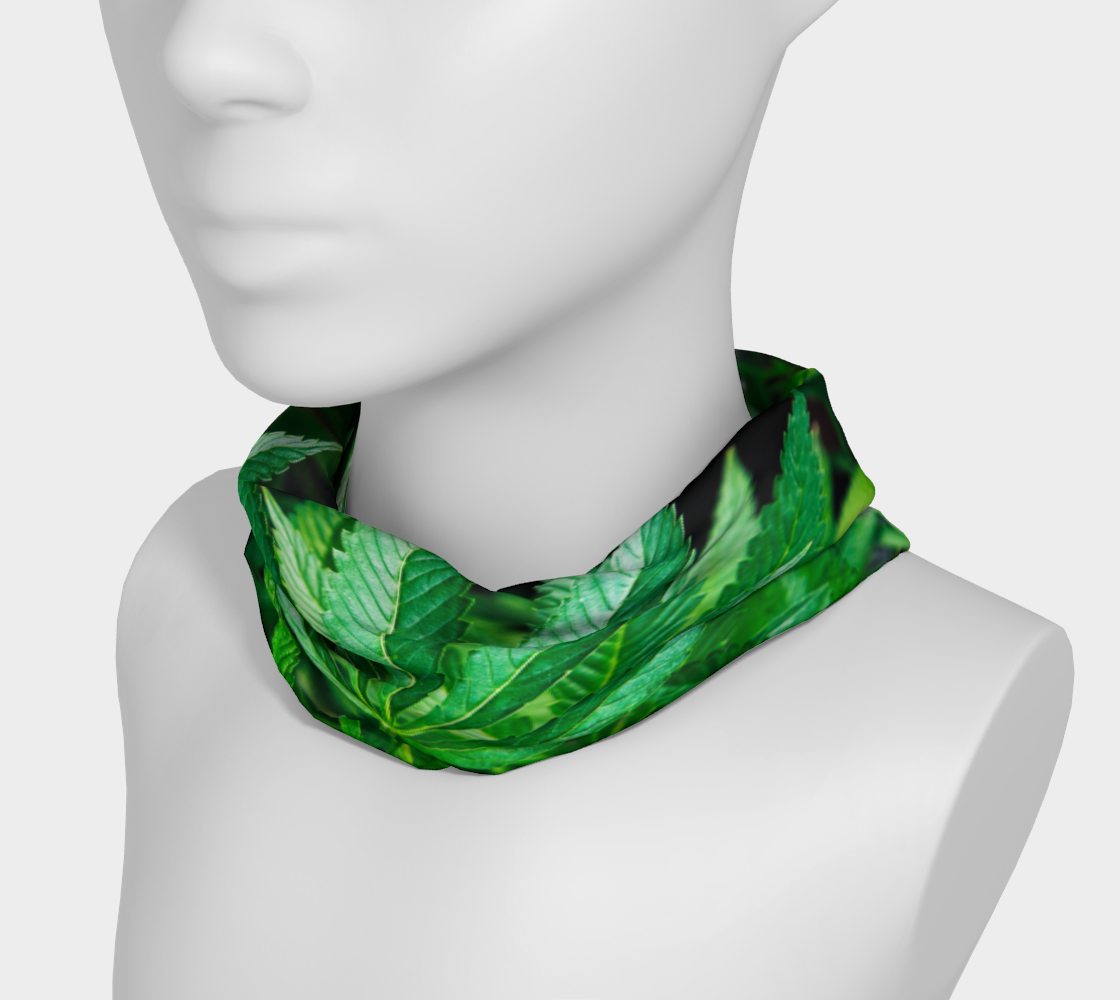 Headband Mask - Cannabis Leaves 2 preview #3