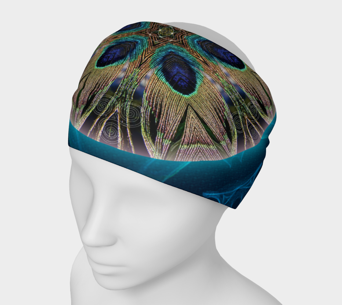 Peacock Power Headband & Face Covering preview #1
