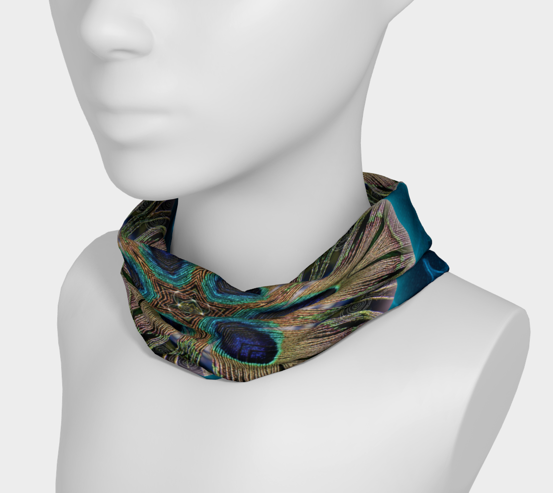 Peacock Power Headband & Face Covering preview #3