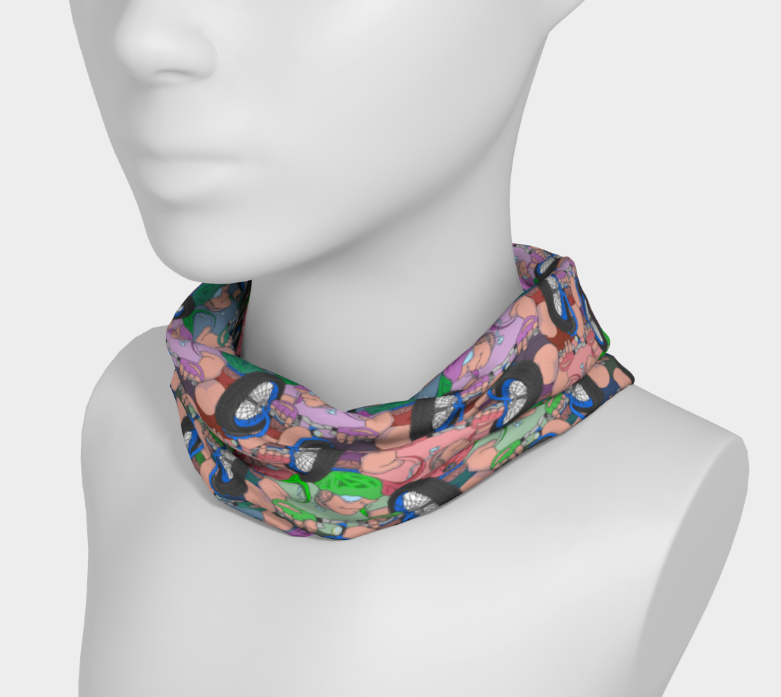 Aperçu de Fat Tire Biker Scarf Bandanna Mask Headband #3