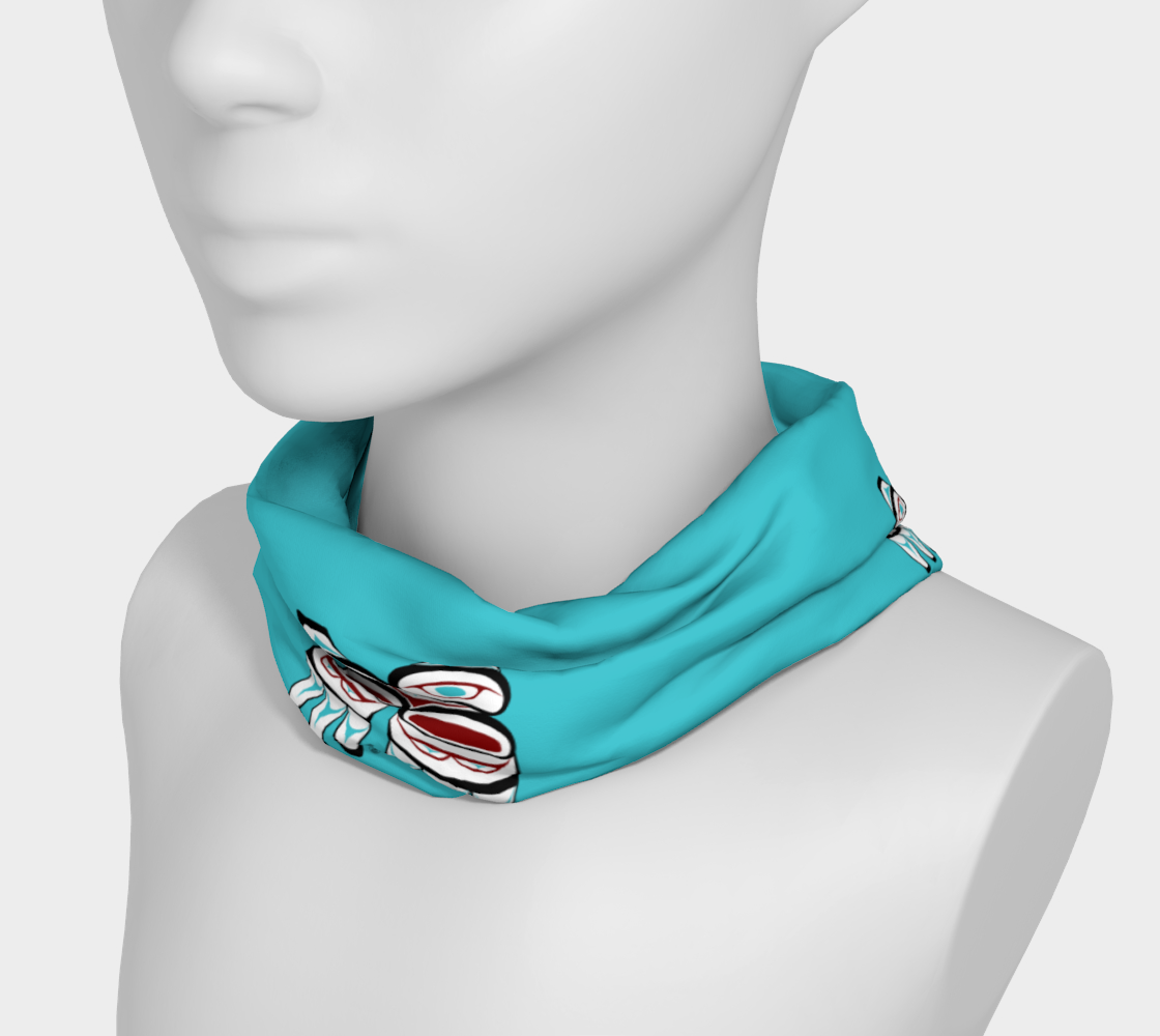 Tlingit Formline 3 Owl Headband preview #3