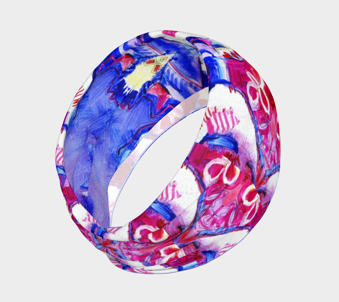 Batik-Look Clown Star Headband preview #2