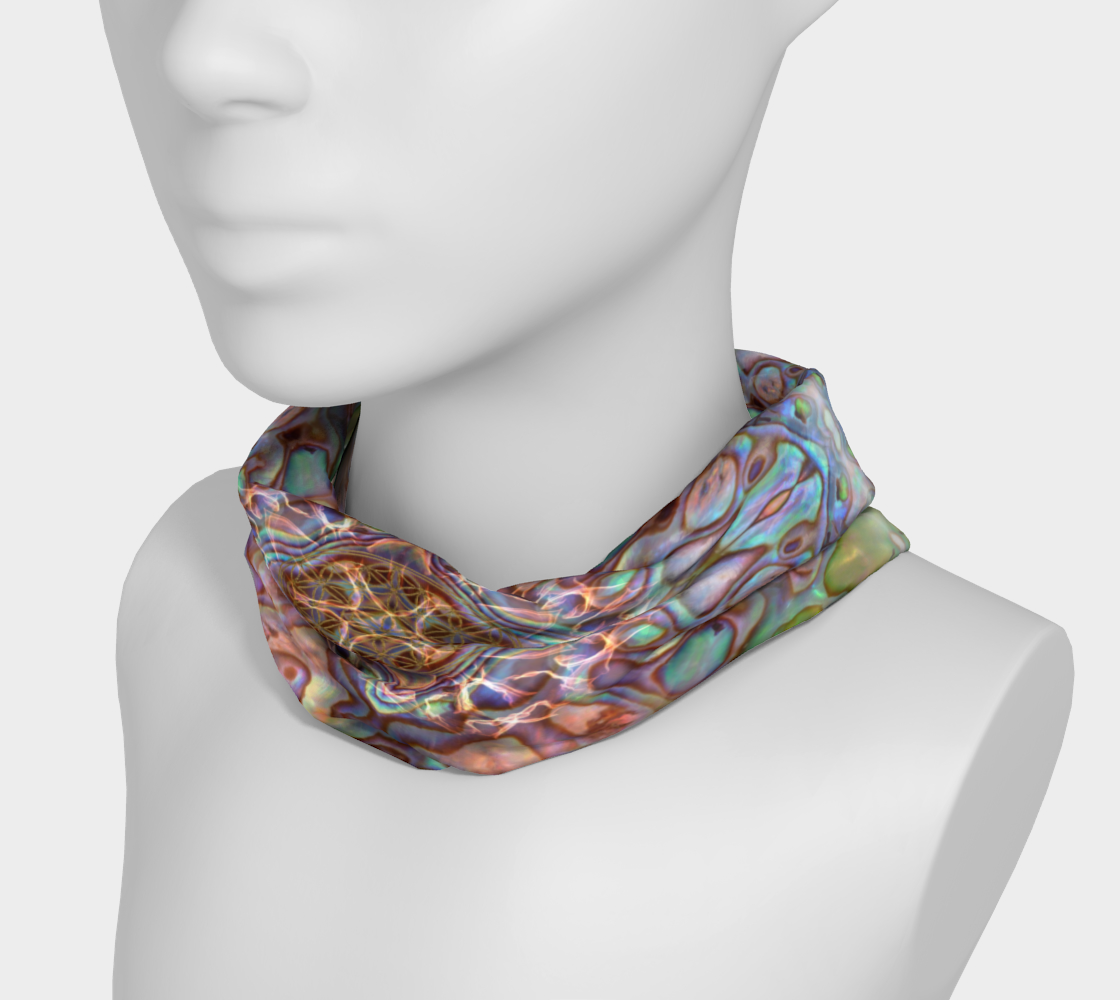 Sea Opal 1 Neckband and Face Covering preview #3
