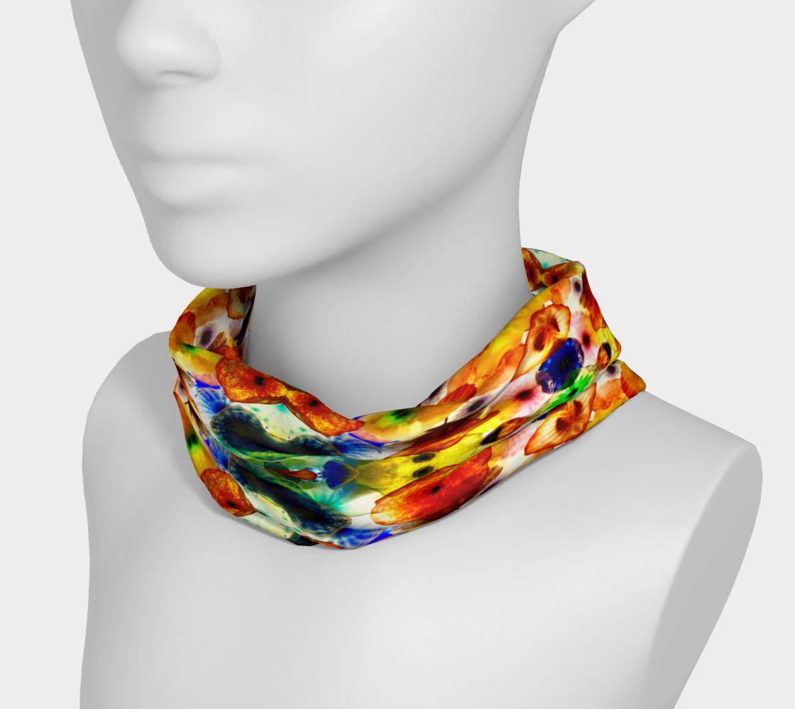 Fragile Flowers 3 Headband & Face Covering preview #3
