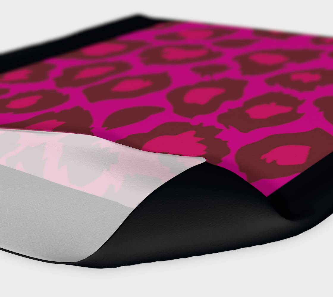 Leopard Headband Scarf Pink + Black preview #4