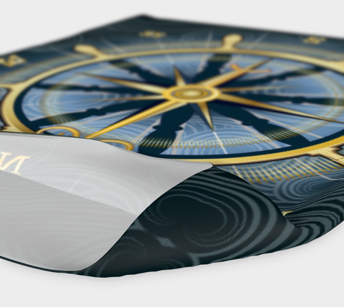Compass Rose Buff Gaiter Style Head Band Face Cover preview #4