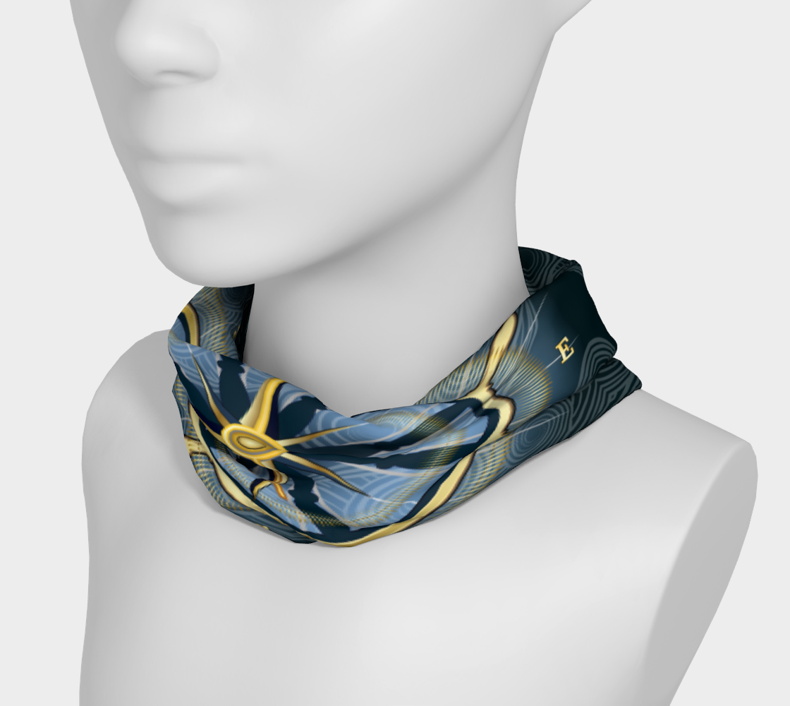 Compass Rose Buff Gaiter Style Head Band Face Cover thumbnail #4