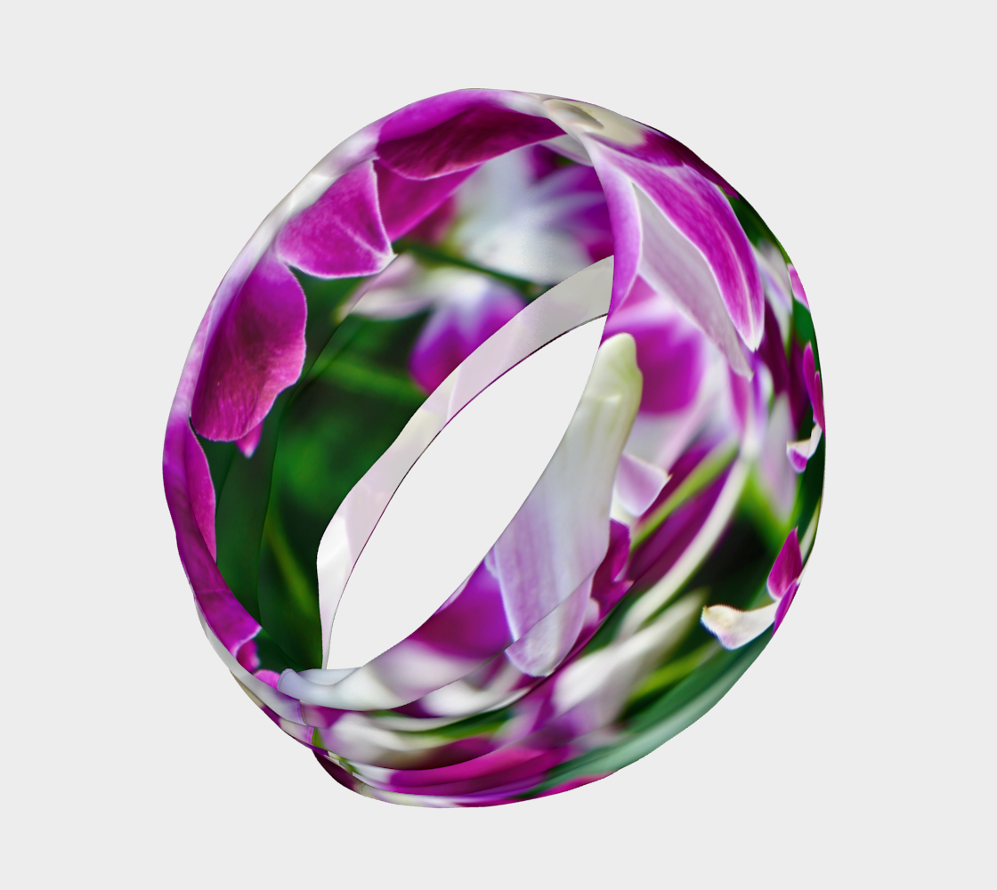 Orchid Garden Headband & Face Covering preview #2