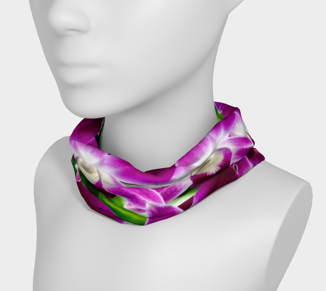 Orchid Garden Headband & Face Covering preview #3