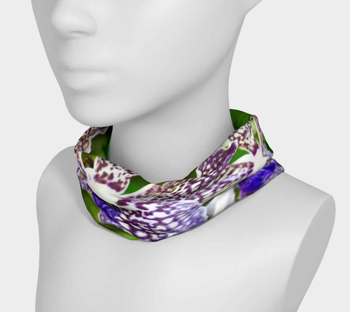 Orchid Garden 2 Headband & Face Covering preview #3