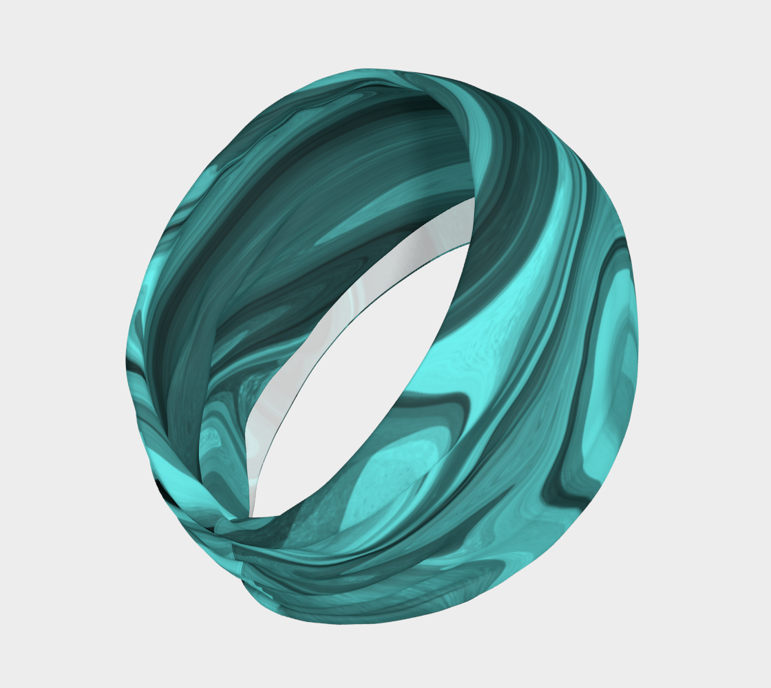 Teal Twirl Headband preview #2