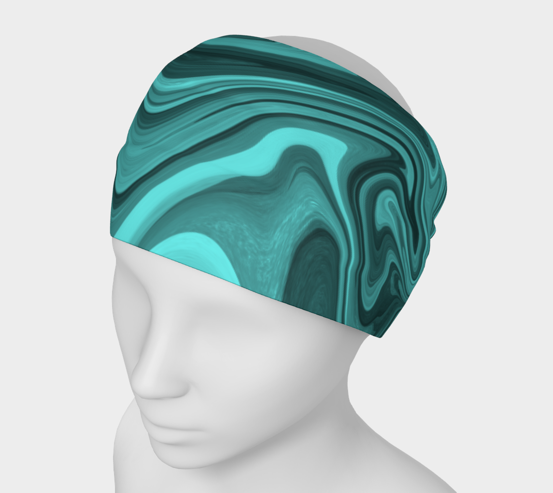 Teal Twirl Headband preview #1
