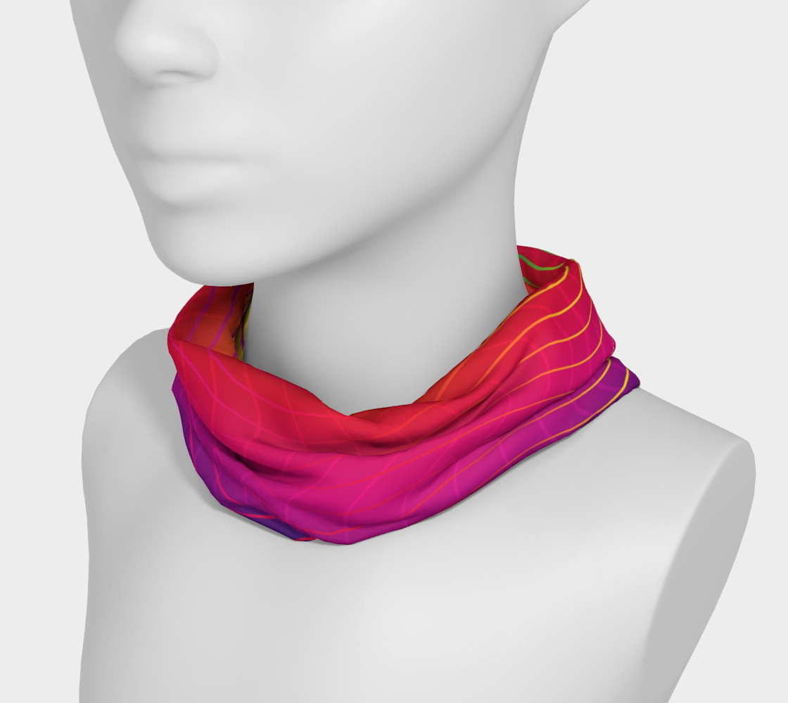 Rippled Rainbow Waves Headband preview #3
