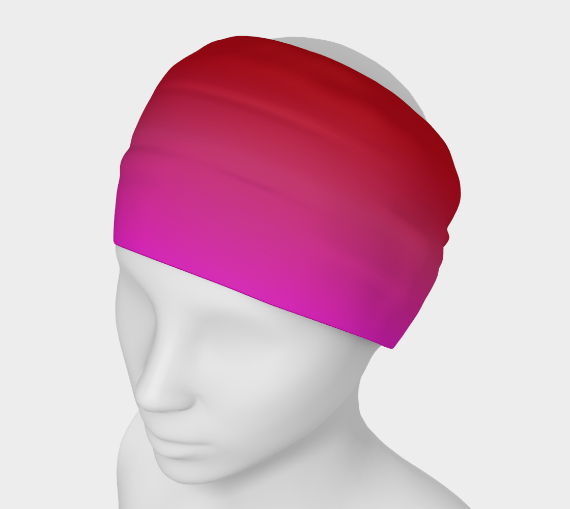 Aperçu de Red to Purple Blend Headband, AWSM